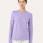 BELLA + CANVAS - Women’s Jersey Long Sleeve Tee, Crewneck T-Shirt, S - 2XL