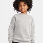 Hanes Ecosmart Crewneck Sweatshirt, Long Sleeve Solid Print Pullover Sweater