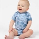 Dyenomite - Infant Crystal Tie-Dyed Onesie, Newborn to Infant Bodysuit