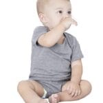 BELLA + CANVAS - Infant Triblend One Piece, Newborn to Infant Short-Sleeve Bodysuit