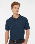 Tultex Sport Pique Polo, 3 Button Short Sleeve Collared Polo Shirt