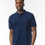 Gildan DryBlend Jersey Polo, 3 Button Short Sleeve Collared Polo Shirt