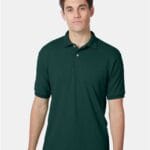 Hanes Ecosmart Jersey Polo, Short Sleeve Collared Polo Shirt