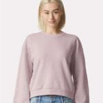 American Apparel Women's Fleece Crewneck Sweatshirt – Soft, Stylish & Comfortable Pullover