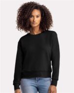 Next Level Women's Laguna Sueded Sweatshirt – Ultra-Soft & Stylish Comfort