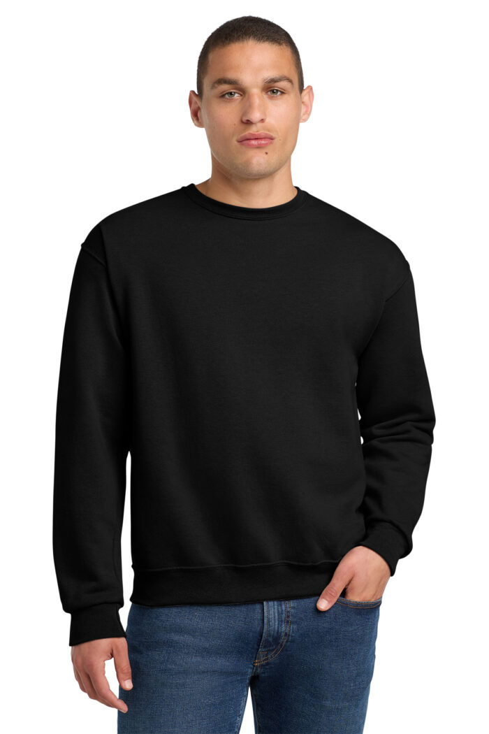 Jerzees Crewneck Sweatshirt, 50/50 Cotton/poly Nublend Pill-Resistant Fleece - Image 1
