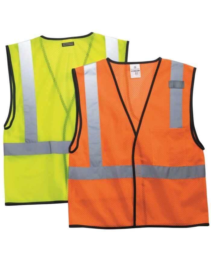 Kishigo - Economy Single Pocket Hook-and-Loop Mesh Vest - 1193-1194 - Image 1