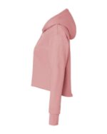 Next Level - Women's Hooded Sweatshirt, Laguna Sueded Raw Edge Crop Hoodie - Image 2