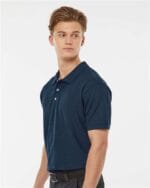 Tultex Sport Pique Polo, 3 Button Short Sleeve Collared Polo Shirt - Image 2