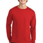 Hanes Essential T-Shirt, 100% Cotton Long Sleeve T-Shirt