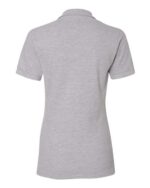 JERZEES Women's 100% Ring-Spun Cotton Piqué Polo, 3 Button Short Sleeve Tops, Collared Polo Shirt - Image 3