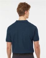Tultex Sport Pique Polo, 3 Button Short Sleeve Collared Polo Shirt - Image 3