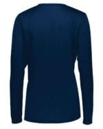 Holloway - Women's Momentum Long Sleeve T-Shirt, V-Neck Tee - Image 3