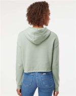 Independent Trading Co. - Women’s Crop Hooded Sweatshirt, Lightweight Long sleeve Sweatshirt - Image 3