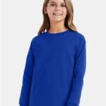 Hanes Authentic Youth Long Sleeve T-Shirt – Soft, Durable & Classic Fit