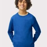 Gildan Heavy Cotton Youth Long Sleeve T-Shirt – Durable, Soft & Everyday Wear