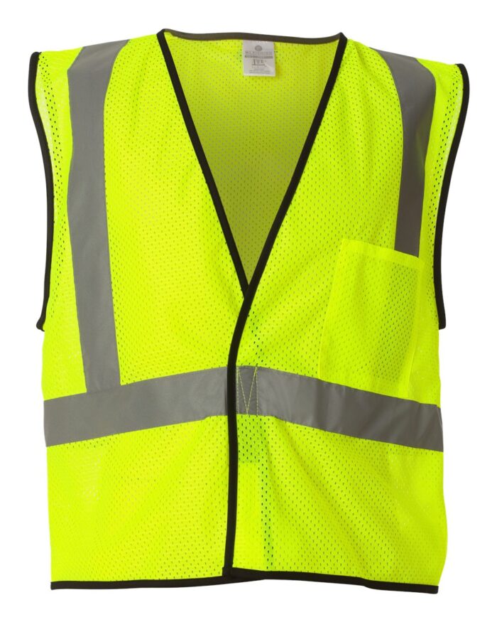 Kishigo - Economy Single Pocket Hook-and-Loop Mesh Vest - 1193-1194 - Image 6