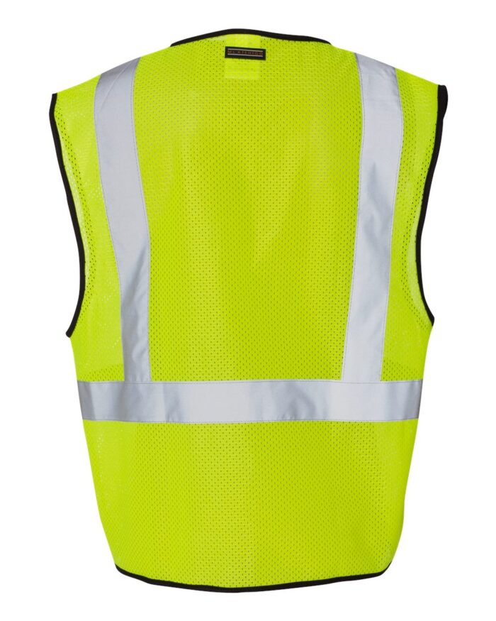 Kishigo - Single Pocket Zipper Mesh Class 2 Vest - 1519-1520 - Image 10