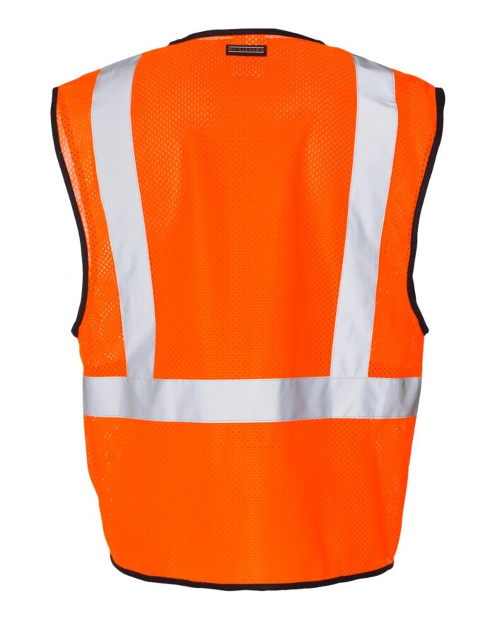 Kishigo - Single Pocket Zipper Mesh Class 2 Vest - 1519-1520 - Image 7