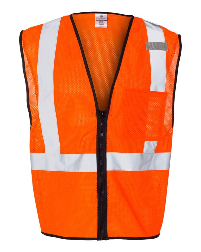 Kishigo - Single Pocket Zipper Mesh Class 2 Vest - 1519-1520 - Image 6