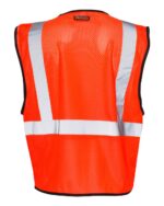 Kishigo - Single Pocket Zipper Mesh Class 2 Vest - 1519-1520 - Image 4