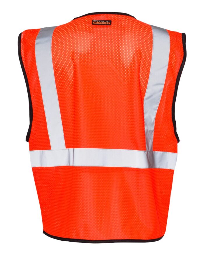 Kishigo - Single Pocket Zipper Mesh Class 2 Vest - 1519-1520 - Image 4