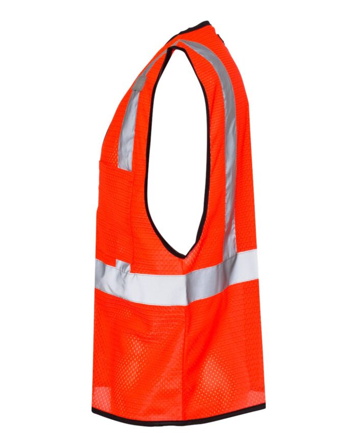 Kishigo - Single Pocket Zipper Mesh Class 2 Vest - 1519-1520 - Image 3