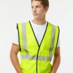 Kishigo - Hook-and-Loop Mesh Vest - 1571-1572- Safety Workwear