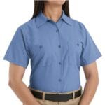 Red Kap Women's Industrial Work Shirt with Variety Colors