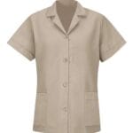 Red Kap  Women's Loose Fit Short Sleeve Button Smock