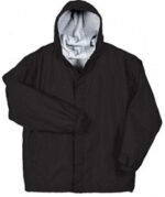 Boys Fleece Lined School Uniform Jacket with Hood - Image 2