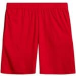 Youth Athletic Mesh Shorts, Breathable Polyester with Adjustable Drawstring