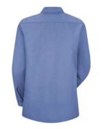 Red Kap Women's 4.25 oz Long Sleeve Industrial Work Shirt with Gripper At Neck - Image 3
